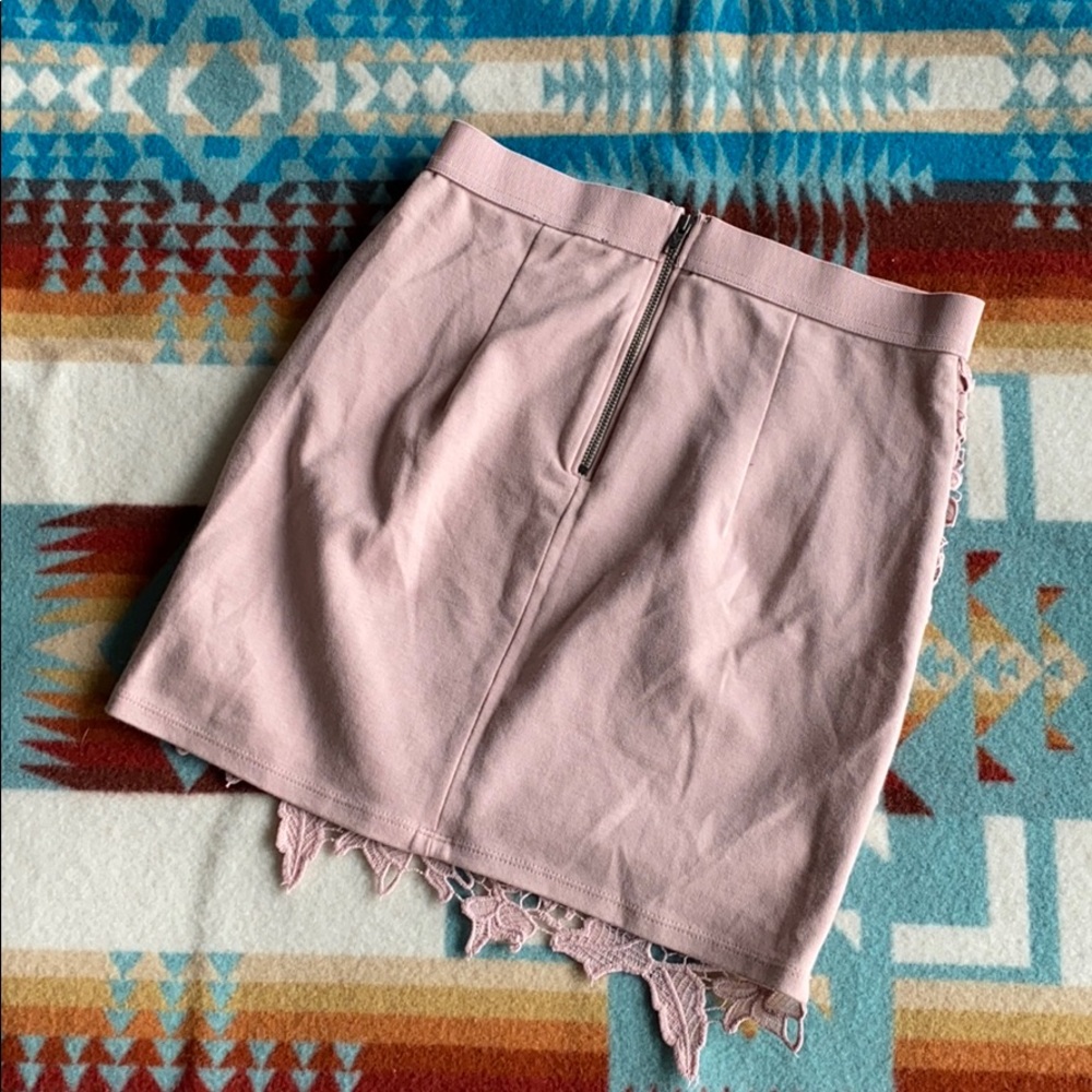 Pink Lace American Eagle Outfitters Skirt - Picture 2 of 5